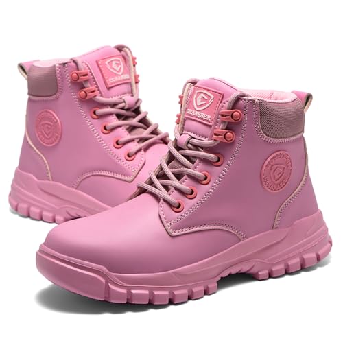 Image of Steel Toe Boots for Women Men Waterproof Lightweight Safety Shoes