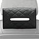 CHENGZI Auto Stuhl zurück montiert Tissue-Halter PU-Leder-Etui, schwarz