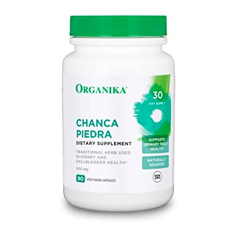 Organika Chanca Piedra 500 mg- Urinary Tract Support, Kidney and Gallbladder Support, Diuretic, Cleansing- 90 vcaps Cover