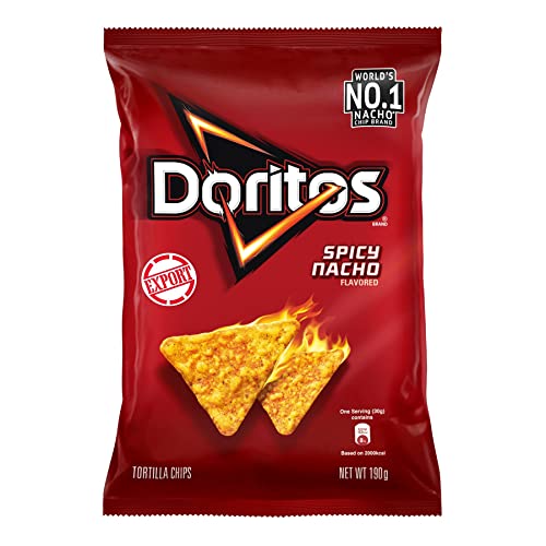 Doritos Spicier Nacho Tortilla Chips 190g