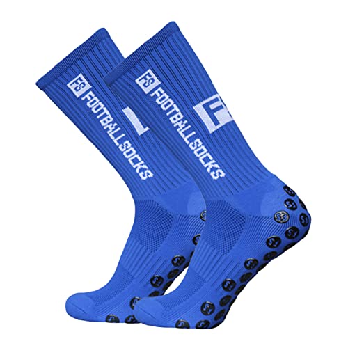 Lixada Calcetines Deportivos para Correr Al Aire Libre Calcetines Elásticos de Compresión Calcetines Deportivos de Fútbol Calcetines Antideslizantes con Agarres