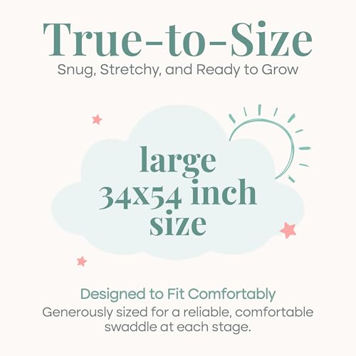 Image of Caden Lane Baby Swaddle & Receiving Blanket, Soft, Breathable & Temperature-Regulating Bamboo Viscose Fabric for Swaddling Newborns, Gender Neutral Infant Blanket for Boys & Girls