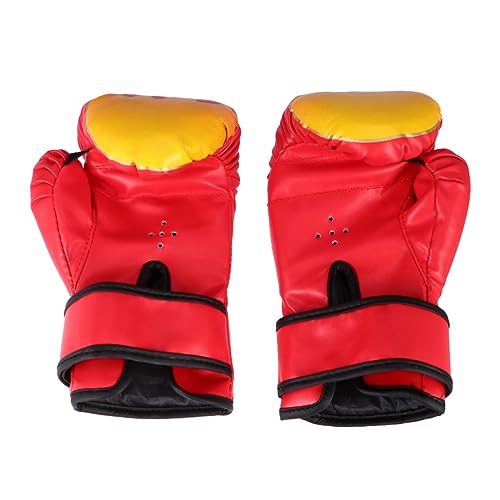 PAMINGONO Guantes De Boxeo PU para con Diseño De Guantes De Entrenamiento para Taekwondo y Kickboxing Color Aleatorio Protección para Manos En Entrenamientos De Boxeo