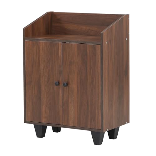 Image of Royaloak Rowan Shoe Rack 2 Door Storage | Wooden with Air Vent, Melamine Finish | Wooden with 8MM Back Sheet for Better Support and Optimized Depth