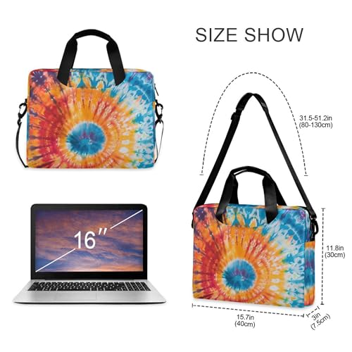 Maletín para portátil Tie Dye multicolor 13-15.6 pulg. miniatura 4