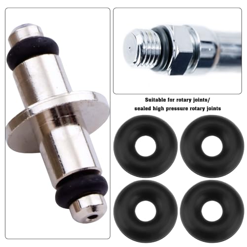 Image of Create idea 10PCS O-Ring for Sealing The High-Pressure Swivel Size 1.4 x 1.5mm Compatible With Finimeter High Pressure Swivel Dive Pressure Gauge O-Ring