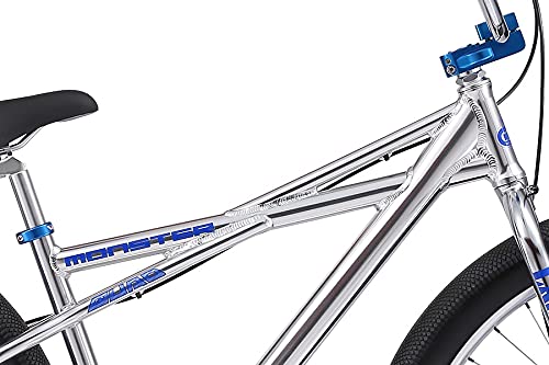 SE Monster Quad 29+ BMX Bike Mens Sz 29in High Polish Silver