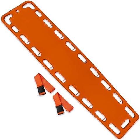 ROYALTEK Spine Board Stretcher for Patient Rescue – Lightweight Backboard with Secure Fastenings, Compact Storage, High-Load Capacity, and Durable Build for Emergency Use Cover