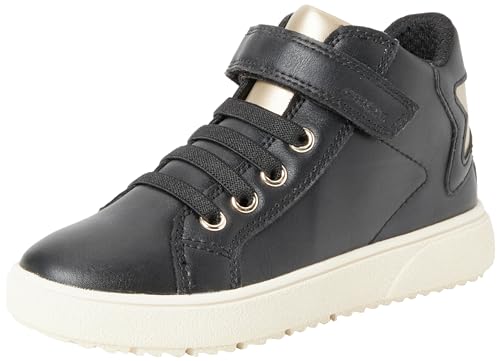 Geox J Theleven Girl E, Zapatillas Mujer, Negro, 37 EU