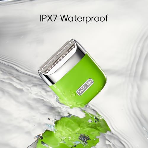 Image of yoose Electric Razors for Women, IPX7 Alloy Body Bikini Trimmer for Women (USB-C, Trimmer Comb, Multi Shaving Modes), Portable Size, Radiant Gold