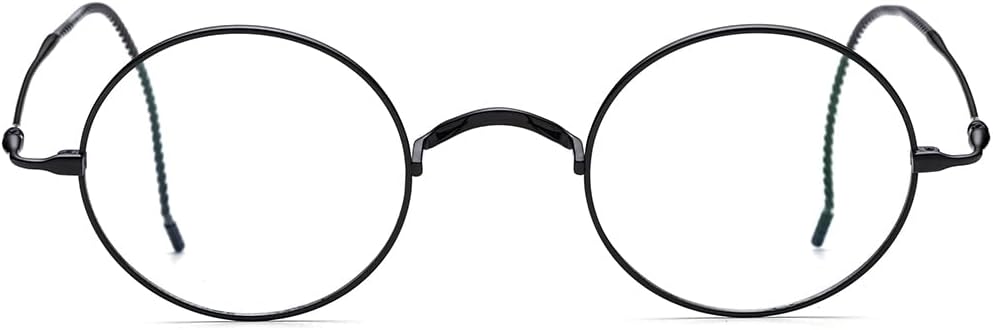 FONEX Titanium Glasses Frame Men,Vintage Retro Round Ultralight Optical Eyeglasses Women Vintage Eyewear - Image 3