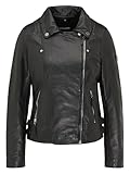 bruno banani Lederjacke Schwarz 40