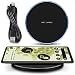 Produktbild QI Fast Wireless Ladegerät 15W kompatibel mit Gigaset GX6 Kabelloser Charger Induktive Universal Schnellladestation, Farbe:Schwarz