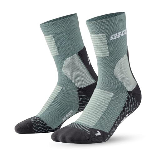 CEP Herren Cold Weather Socks Mid Cut V2 Laufbekleidung Kompressions-Socken Blue/Grey - Hellblau Iv
