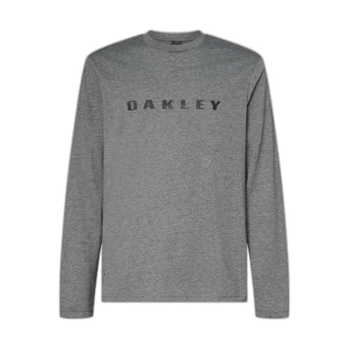 Image of Oakley Men's Bark Ls T-Shirt, New Athletic Grey, XXL