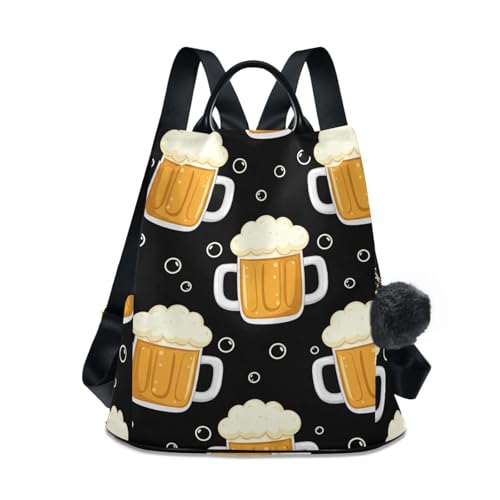 Sac à dos antivol amusante chope à bière : le cadeau tendance et utile pour femme