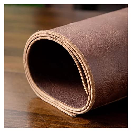 Chemin de table en cuir imperméable napperon marron et coussin de table - 3