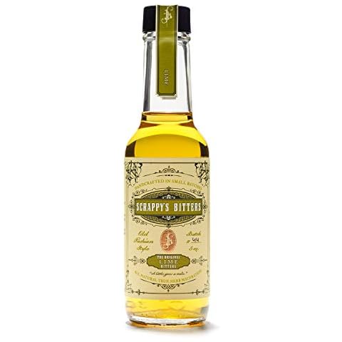 Scrappy's Bitters - Lime, 5 oz - Organic Ingredients, Finest Herbs & Zests, No Extracts, Artificial Flavors, Chemicals or Dyes. Made in the USA! Cover