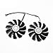TOPOU Fan Graphic Card 2pcs / Set 85mm VGA. Ventilatore di Raffreddamento della Scheda Grafica Video Ventilatore di Raffreddamento Fit for MSI GTX1060-6GT-OC