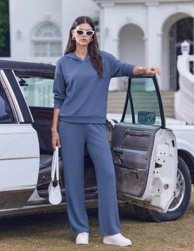 Ekouaer 2 Piece Sets for Women Matching Lounge Sets Sweatsuits Hoodie - image 6