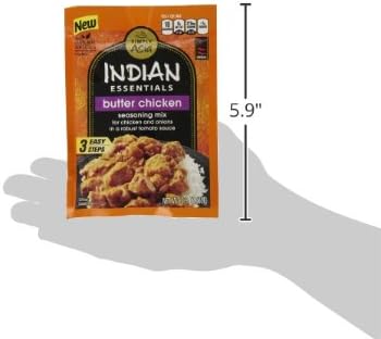 Indian Essentials Butter Chicken Seasoning Mix, 0.9 oz (Pack of 12)