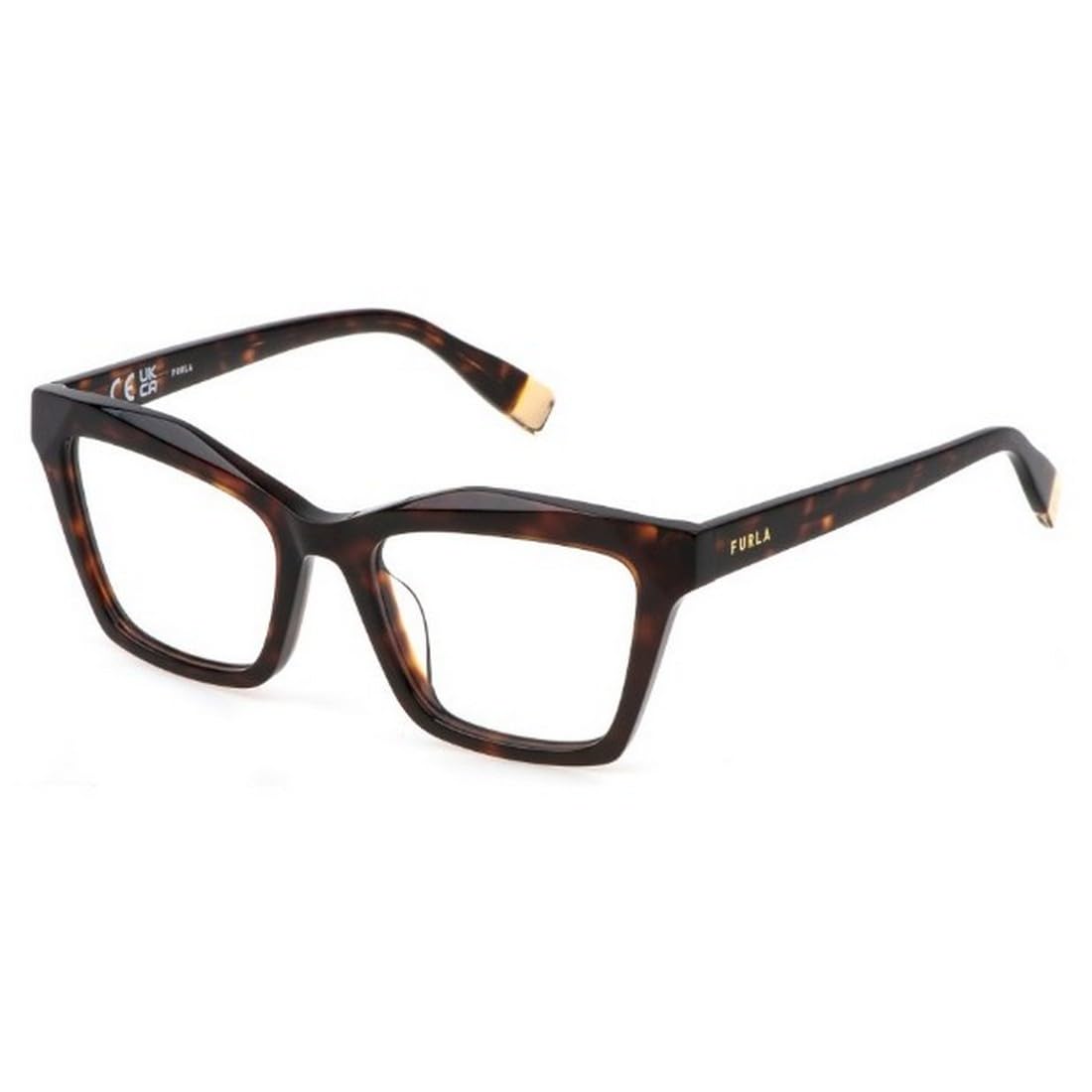 OPT FRAMES FURLA - MAT: Acetate-​C: SHINY CLASSIC HAVANA D: 140x18 / Female Cura della persona e salute