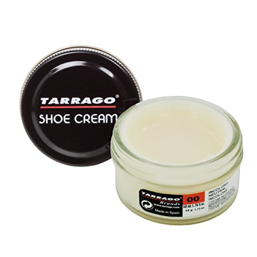 Tarrago Schoenzalfpotje 50 ml | Schoenwascrème | Geschikt voor leer en kleurloos synthetisch leer (00)