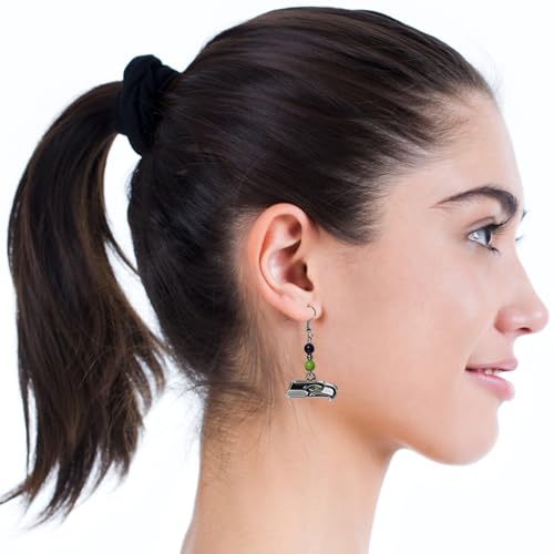 siskiyou sports nfl fan bead dangle earrings