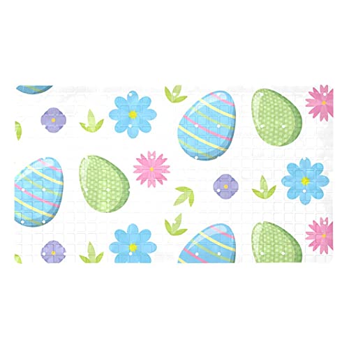 Tapis de douche antidérapant facile à nettoyer pour baignoire familiale