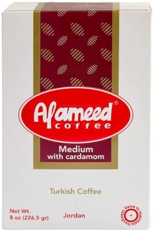Al Ameed Cofee Alameed Turkish Medium With Cardamom