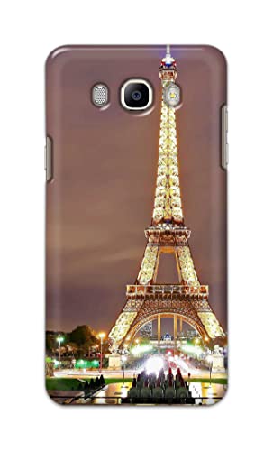 Image of PRINTFIDAA Lovers Famous Place Eiffel Tower in Paris Printed Designer Hard Case for Samsung Galaxy J7 (2016) / On 8 (2016), J710F, J710FN, J710M, J710H Back Cover -(e) RPM1009