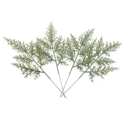 Image of SPHINX Artificial Pine Sticks Branches,Conifer,Pine,Cedar,Cypress,Ambrosia Needles for Home Decor, Festival Decor, Trousseau, Gift Packing, Tray, Basket, DIY Crafts,Celebrations- (5, Cedar,31 cm)