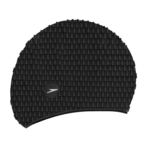 Speedo Unisex Adult Bubble Cap - Black One Size