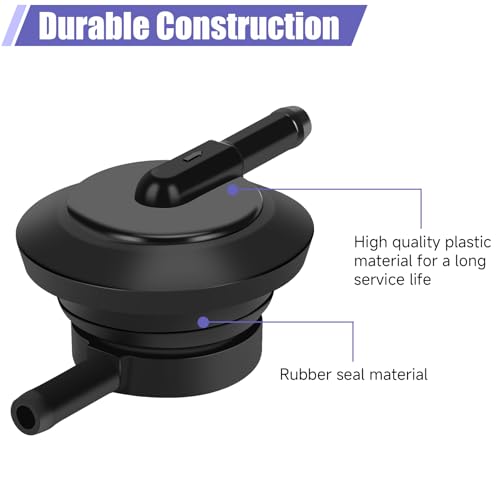 Image of Gas Fuel Tank Vent Valve Compatible with Predator 212 196cc 224 301cc 420cc Engine Coleman CT200U BT200X KT196 Mini Bike Gas Pressure Washer Generator Powersports Parts