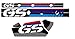 Kit Grafiche adesivi Cerchi e Cardano Compatibili per BMW 1200 GS 1250 GS ADVENTURE