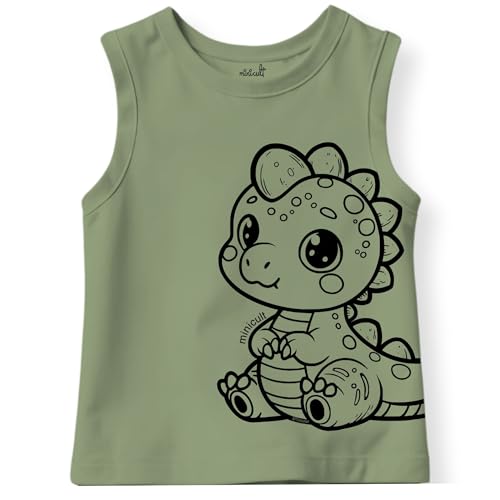 Image of minicult kids Kids Cotton Shorts and Matching Tshirt Coord clothing set with Cute Prints Clothing Set (200gsm Cotton Fabric)(pack of 2)
