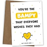 Hey Chimp Cute Bampy Birthday Cards - You're the Bampy Everyone Wishes they Had - Happy Birthday Card that's a Heartfelt, Special Keepsake (But You're Mine)