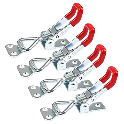 JOYISEN GH-4001 Metal Toggle Latch Side Wall Lock Small Cyclone Separator Adjustable Hold Capacity Latch Button Toggle Latch 100 kg Pack of 4 Cover