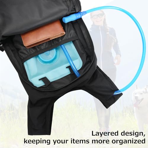 Mochila deportiva ligera para hidratación Azarxis 18L gris miniatura 6