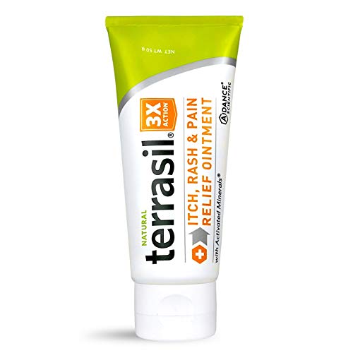 Itch and Rash 50gm - Natural Ointment for Grovers Disease, Erythrasma, Intertrigo, Pruritus, Miliaria, Poison Ivy, Oak Sumac and Bug Bites by Terrasil