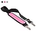 Produktbild Qishare 133 cm Universal Ersatz Schultergurt Pet Carrier Strap Verstellbarer Gürtel mit Metall-Karabinerhaken für Gepäck Seesack Computer Taschen Laptop-Tasche (Rosa)