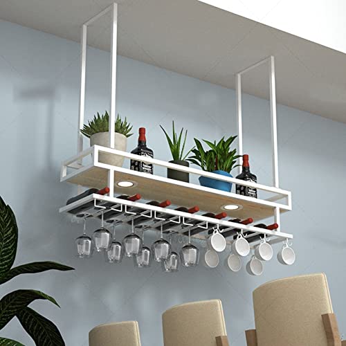 Support verres suspendu DASHADAO, étagère plafond pour ranger et décorer - 8