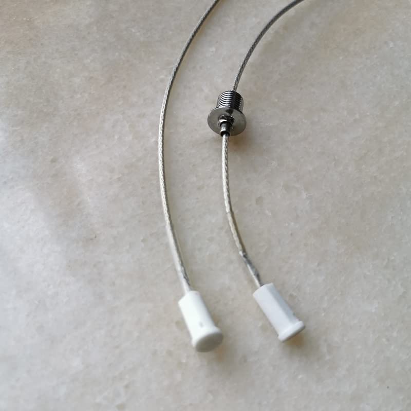10pcs/lot G4 Socket Lampholder Plug with 0.3mm2(22AWG) braided Coaxial cable for chandelier Crystal Lamp - (Color: White socket; Base Type: G4 with 200cm cable)