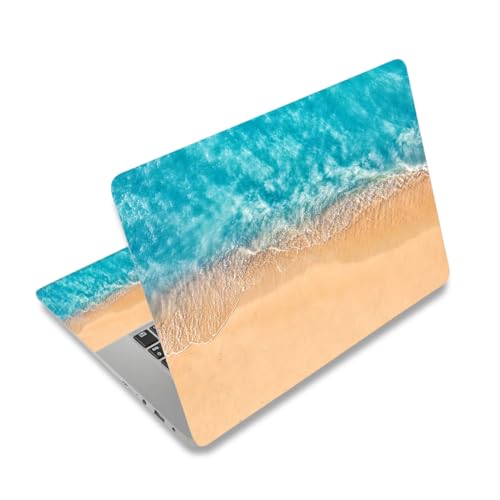 Image of Laptop Notebook Skin Sticker Cover Decal, 12 13 13.3 14 15 15.4 15.6 inch Laptop Vinyl Skin Sticker Cover Art Protector Decal Universal, Beach