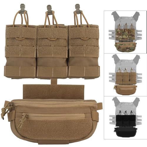 Portacargador triple 5.56 Molle en partidas de airsoft y entrenamiento militar 2