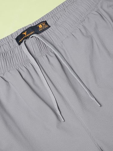 Image of TECHNOSPORT Men's Colorblock Slim Fit Sports Joggers TECHNOLITE Lightweight Active Track Pants Quick Dry Stretch Gym Running Training Fitness Activewear