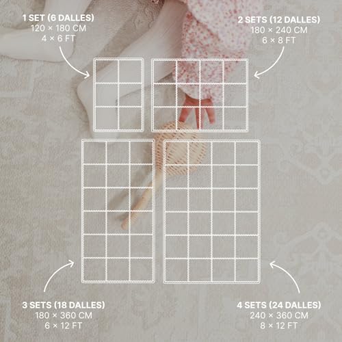 Tapis d’éveil bébé puzzle : isole du sol froid et protège des chutes