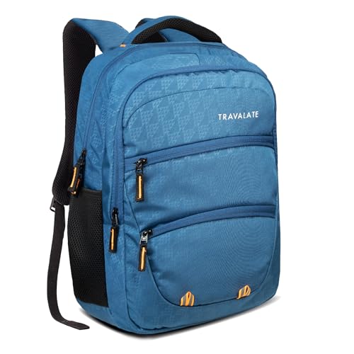 See full amazon price history chart for TRAVALATE Polyester 32L Men Women Laptop Backpack for Office/College | Multi-Pockets School Bag with Laptop Compartment and Rain Cover - Teal TRAVALATE Polyester 32L Men Women Laptop Backpack for Office/College | Multi-Pockets School Bag with Laptop Compartment and Rain Cover - Teal (B0CTCDNX6Q) Amazon Price History, Amazon Price Tracker