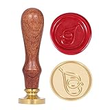 Wax Seal Stamp, Yoption Vintage Retro Brass Head Wooden Handle Alphabet Letter T Classic Sealing Wax Seal Stamp (T)