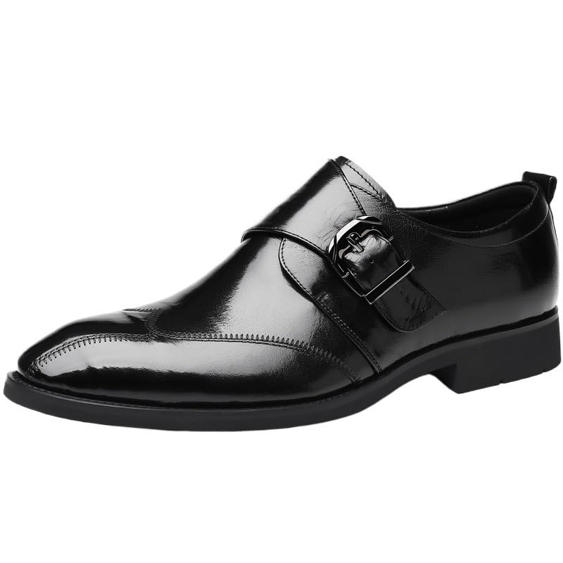 Shoes Dress Oxford for Mens Slip On Men Business Dress Shoes Hasp Formal Leather Shoes for Men Oxfords Footwear Male Oxfords Men Leather Shoes Loafers